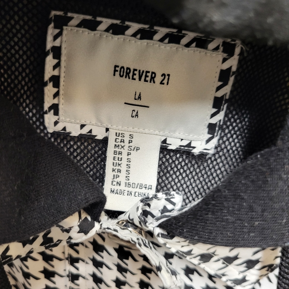 Forever 21 Hoodie Jacket Women Size Small - Picture 9 of 9